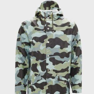 RAIN'S Camouflage Rain Jacket with Hood.